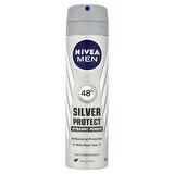 Nivea Deodorant Sprey Silver Protect For Erkek 150 Ml