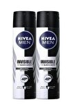 Nivea Deodorant Sprey Invisible Black&White Power 150ml.Erkek x 2 adet