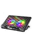 Juo Odin RGB Işıklı Gaming 2200RPM Çift Fan LED Display Laptop Notebook Soğutucu Stand