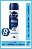 MEN Erkek Sprey Deodorant Derma Control Defend 150ml,Hyaluron,Pro Vitamin B5,72 Saat Anti-perspirant