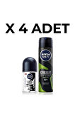 DEO MEN 150 ML AMAZONIA + ROLL-ON 25 ML SET X 4 ADET