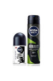 Nivea Men Deep Dimension Deodorant Spray 150 ml + 25 ml Roll On Set