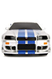 1:16 Uzaktan Kumandalı Fast & Furious Brian's 2002 Nissan Skyline Gt-r (bnr34)