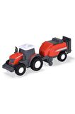 Dickie Toys Massey Ferguson Mikro Çiftlik Kamyonu Traktör Ve Römorklu 203735004 GKO