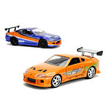 Jada F&F Legacy Series - 2001 Nissan Silvia & Brian's Toyota Supra 1/32 İkili Araba Seti