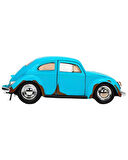 Disney Stitch ve Volkswagen Beetle 1:32 Die Cast Araç ve Figür 33251