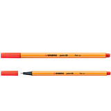 Stabilo Keçe Uçlu İnce Kalem 88 Point 0.4 MM Kızıl 88/48