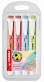 Stabilo Swing Cool 275/4-08-1 Pastel Fosforlu Kalem 4`lü Yeni Renkler