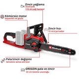 Einhell Professional Akülü Zincirli Testere GP-LC 36/35 Li-Solo Power X-Change (Li-Ion, 36 V, 33 cm kesim uzunluğu, 15 m/s kesim hızı, kömürsüz motor, akü ve şarj cihazı dahil değildir) - 4501780