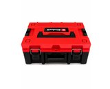 Einhell Orijinal E-Case S-F sistem kasası (maks. 25 kg, aksesuar ve aletlerin evrensel olarak depolanması ve taşınması, istiflenebilir, su sıçramasına dayanıklı, 2x köpük ek dahil) - 4540011