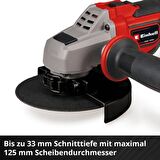 Einhell TP-AG 18/125 CE Q Li solo Akülü Avuç Taşlama