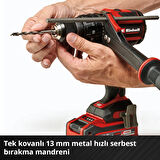Einhell Professional Akülü Darbeli Vidalama TP-CD 18/120 Li-i BL-Solo Power X-Change (18 V, kömürsüz, 120 Nm, darbeli delme fonksiyonu, 13 mm mandren, 2 vites, akü dahil değildir) - 4514310