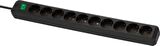 Brennenstuhl Eco-Line 10 Soketli 3 Metre Kablolu Çocuk Korumalı IP20 Lisanslı Priz