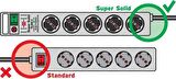 Brennenstuhl Super-Solid surge protection 13.500 A 8Li Priz Gümüş