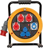 Brennenstuhl Brobusta CEE Girişli Dış Mekan Kullanımına Uygun IP44 Lisanslı 40 Metre Makaralı Kablo H07RN-F 5G2.5