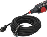 Brennenstuhl Profesyonel Powerblock Serisi IP54 Lisanslı Asma Aparatlı 4 Soketli 15 Metre Kablolu Seyyar Uzatma Priz H07RN-F 3G1.5