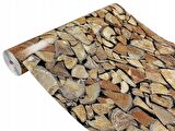 D-c-fix 346-0493 Ağaç Kütük Desen Yapışkanlı Folyo (45cm x 1mt)