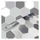 D-c-fix 334-0039 Geometrik Desenli Statik Cam Folyo (45cm x 1mt)