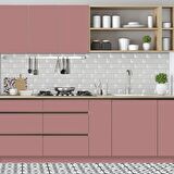 D-c-fix 346-0687 Mat Gül Kurusu Pembe Yapışkanlı Folyo (45cm x 1mt)