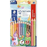 Staedtler 128 Nc12P1 Üçgen Jumbo Kuru Boya 12Li