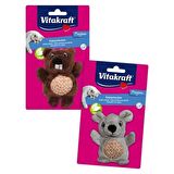 Vitakraft Catnip Kokulu Ayıcık Pelüş Kedi Oyuncak