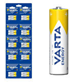 Varta 1.5 Volt Alkalin AA Kalem Pil 2'Li Yırtmalı (20'Li Kartela Paket)