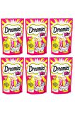 Dreamies Mix Peynir - Sığır Etli Granül Yetişkin Kedi Ödülü 6x60 g 