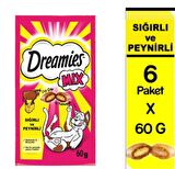 Dreamies Mix Biftek & Peynir Ödül Maması 6X60gr