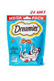 Dreamies Mega Somonlu Kedi Ödül Maması 180 Gr*24 ADET