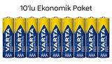Varta Endüstriyel Pro AAA 4003  Kalem Pil 10 lu Paket