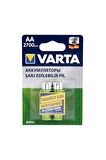 Varta Şarj Edilebilir Accu Kalem Pil AA 2700 Mah 2 li