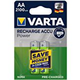 Varta Şarj Edilebilir AA Kalem Pil 2 Li Paket 2100 mAh