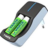 Varta Mini 2'li Şarj Cihazı + 2*2400 Mah AA Şarjlı Pil