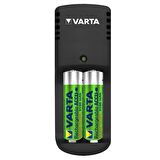 Varta Mini 2'li Şarj Cihazı + 2*2400 Mah AA Şarjlı Pil