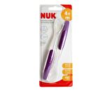 Nuk Silikon Uçlu Kaşık - 2'li Set / Mor-4008600097518-1