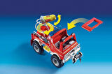 Playmobil 9466 City Action İtfaiye Aracı ve Halatlı Vinç ile Köpük Silahı, Eğlenceli Yaratıcı Rol Yapma, 4 Yaş ve Üzeri Çocuklar için Uygun Oyun Setleri