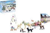 Playmobil Advent Takvimi, Atlar - Noel Kızak Yolculuğu - 71345