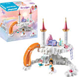 Playmobil Princess Magic 71360 Göksel Bebek Bulutu, Bulutlarda Büyülü Bebek Odası, Bebek Beşiği, Sallanan At, Oyuncak Ayı ve Daha Fazlası Dahil, 4 Yaşından Büyük Çocuklar İçin Oyuncak