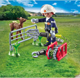 Playmobil İtfaiyeciler Hayvan Kurtarma71467
