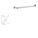 Banyo havlu askısı Basic 60 cm