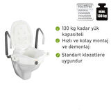 Wenko Destek Kulplu Klozet kapağı 55 x 37,5 x 47,5 cm ( Made in Germany )