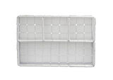Wenko Takı,Makyaj, Düzenleyici,4 Bölme Organizer Beyaz, 26 x 6,5 x 17 cm