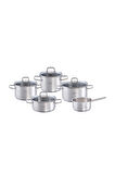 Fissler Viseo 9 Parça Çelik Tencere Seti 