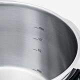 Fissler Vitaquick Çelik Klipso 2.5+6 lt 2'li Düdüklü Tencere Seti