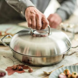 Fissler Original Profi Collection Çift Kulplu Servis Tavası 28 cm
