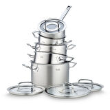 Fissler Original Profi Collection Cam Kapak 9 Parça Tencere Seti