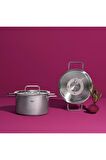 Fissler Pure Collection 8 Parça Metal Kapak Çelik Tencere Seti