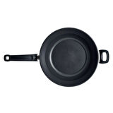 Fissler Ceratal Orbit Black Wok Tava 32 cm