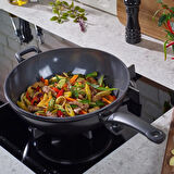 Fissler Ceratal Orbit Black Wok Tava 32 cm