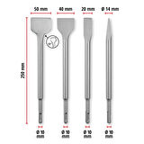 Einhell SDS PLUS keski murç seti 4 parça, 250 mm